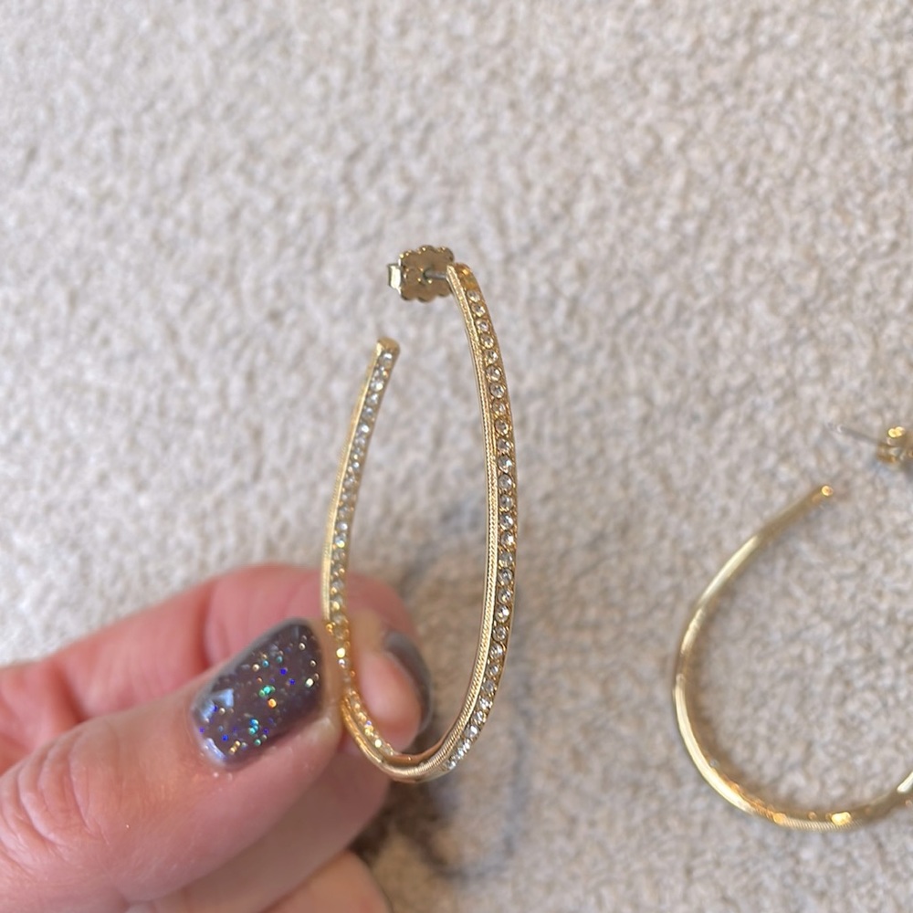 Nadri gold hoops